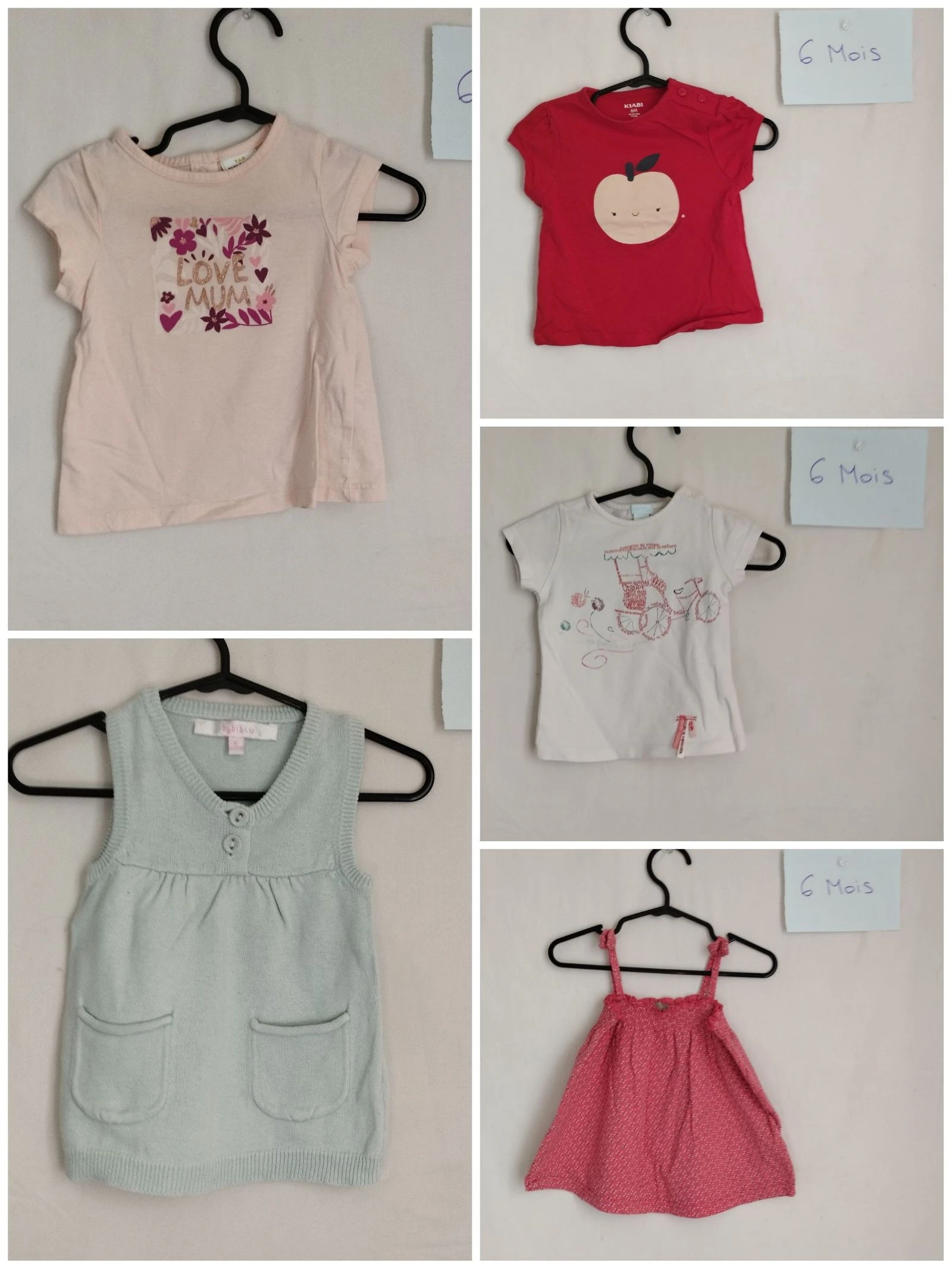 Gros lot 6 mois été fille 40 articles  – photo 4